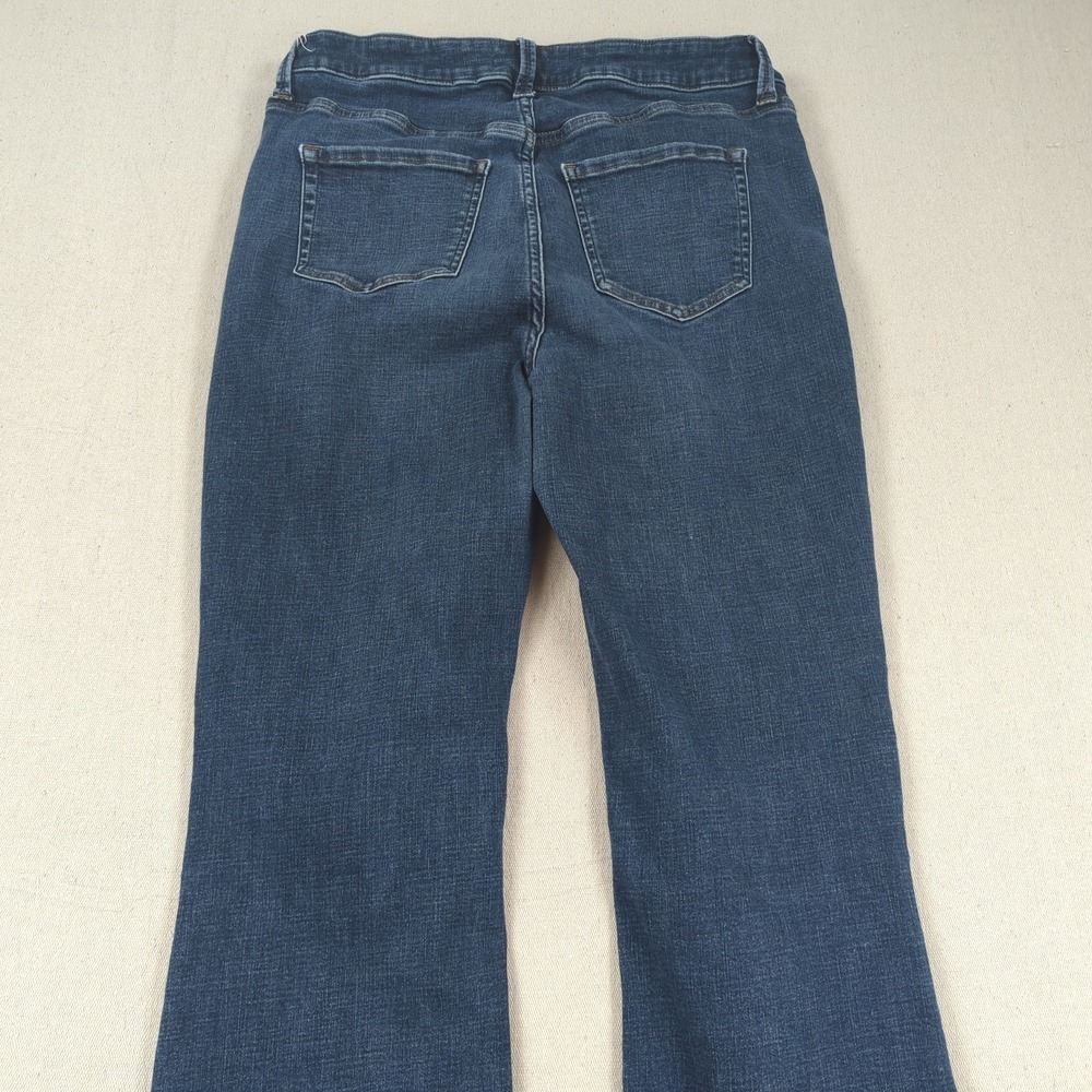 Pistola Jeans Womens 14W Blue High Rise Straight Dark Wash Stretch - Picture 13 of 15